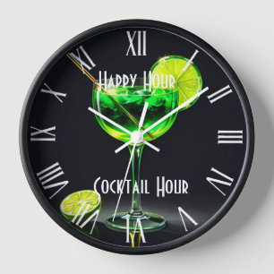 Horloge Fête Heure Neon Populaire Personnalisé