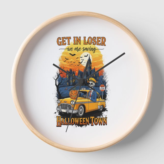 Horloge Film vintage Halloween (Recto)