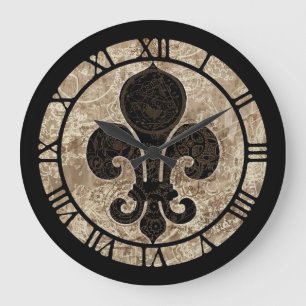 Horloge Fleur De Lis