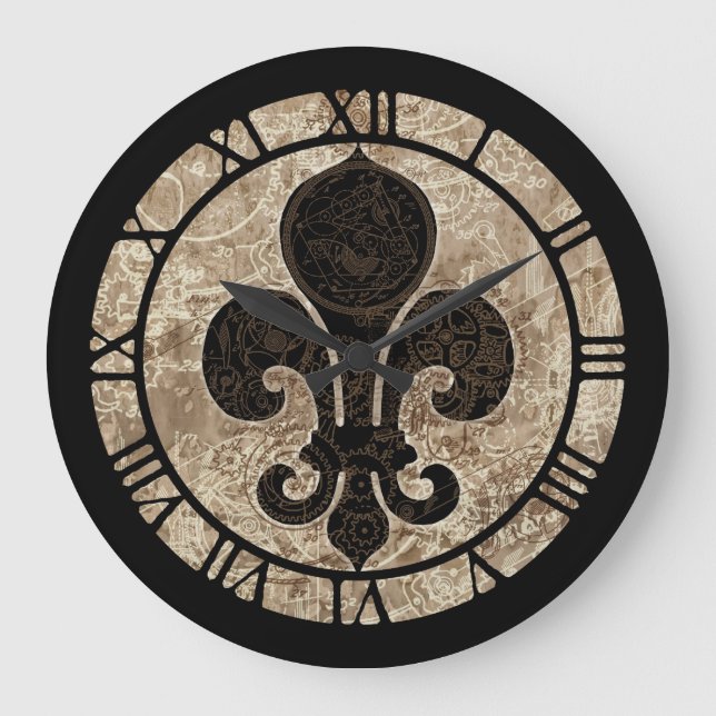 Horloge Fleur De Lis (Recto)