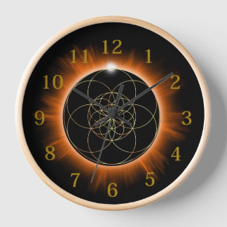 horloge fleur de vie