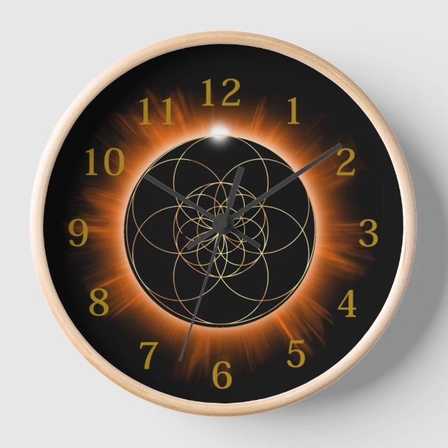 horloge fleur de vie (Recto)