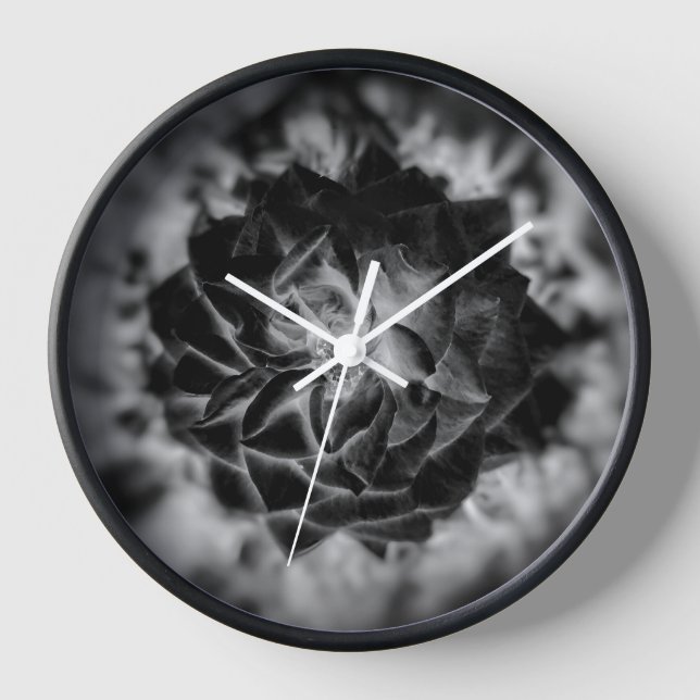 Horloge Fleur noire (Recto)