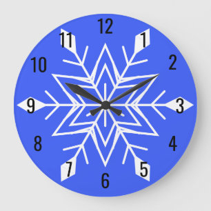Horloge Flocon de Neige