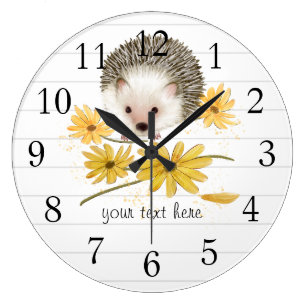 Horloges Herisson Murales Zazzle Fr