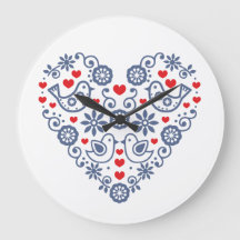 Horloge folklorique slovaque