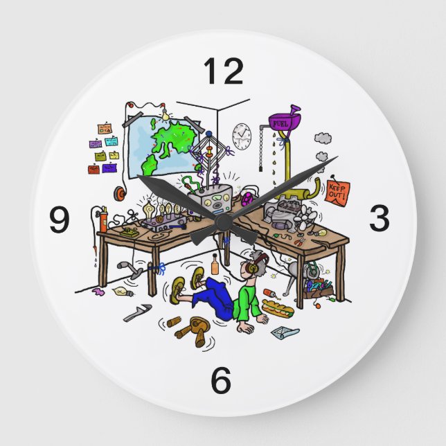 Horloge folle de Radio Shack de jambon de Brew à (Recto)