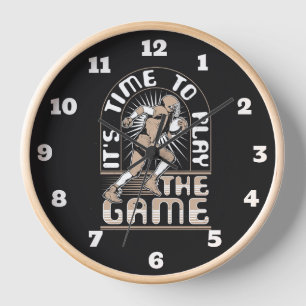 Horloge Football Il est temps de jouer au jeu