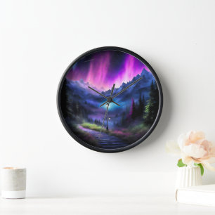 Horloge Forêt enchantée