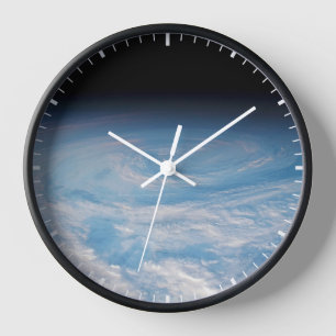 Horloge Formation De Nuages Circulaires Sur L'Océan Pacifi