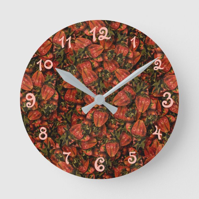 Horloge fraise (Recto)