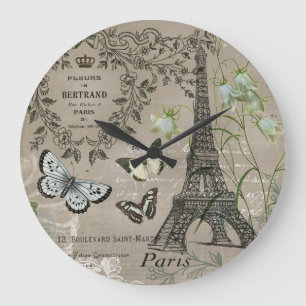 horloge française vintage moderne de jardin de