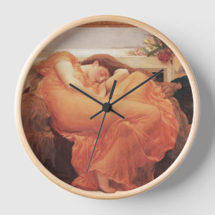 Horloge Frédéric Lord Leighton Flaming Juin Art Carré