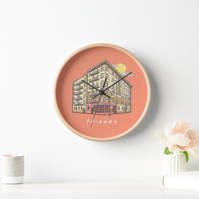 Horloge FRIENDS™ | L'immeuble de Monica (Maison)