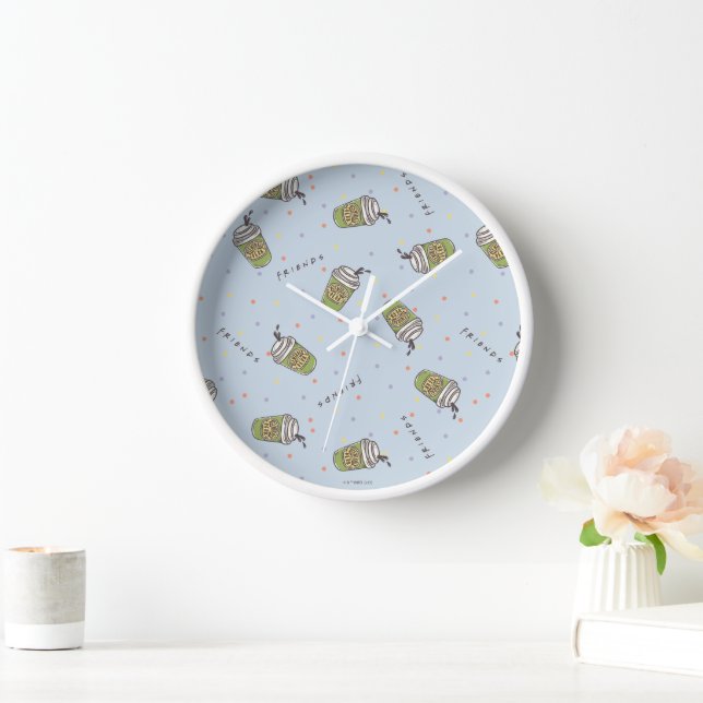 Horloge FRIENDS™ | Motif Polka Dot Central Perk (Maison)