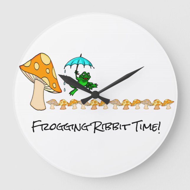 Horloge Frogging Ribbit Heure Champignon (Recto)