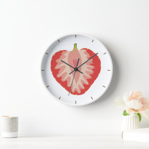 Horloge Fruit aux fraises