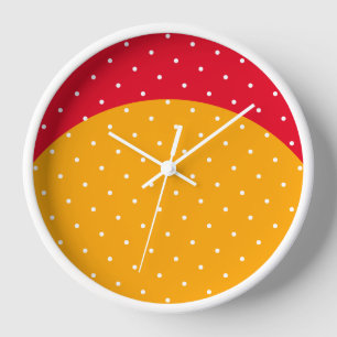 Horloge Fun Jaune Curve Jaune brillant Sporty Croissant Ro