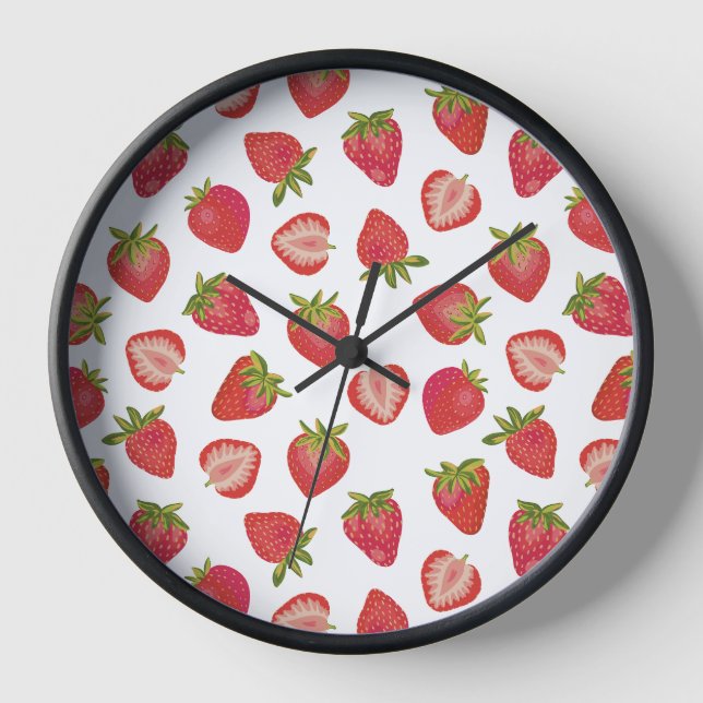 Horloge Fun Summer Strawberry Motif (Recto)
