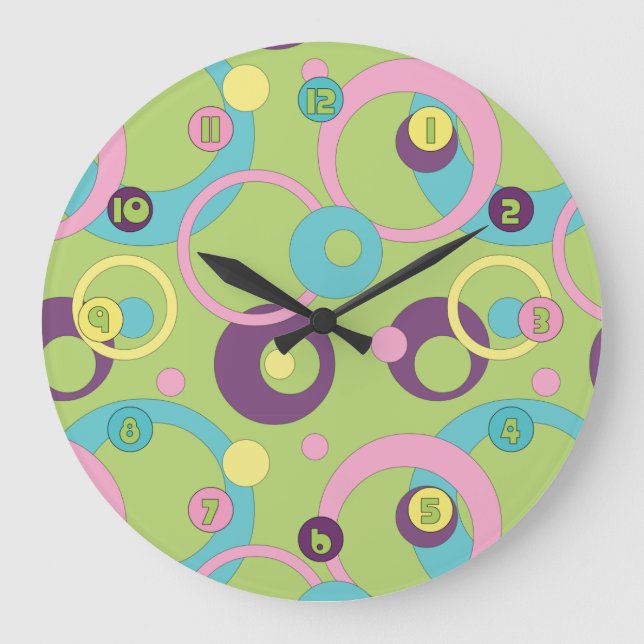 Horloge funeste des cercles verts (Recto)