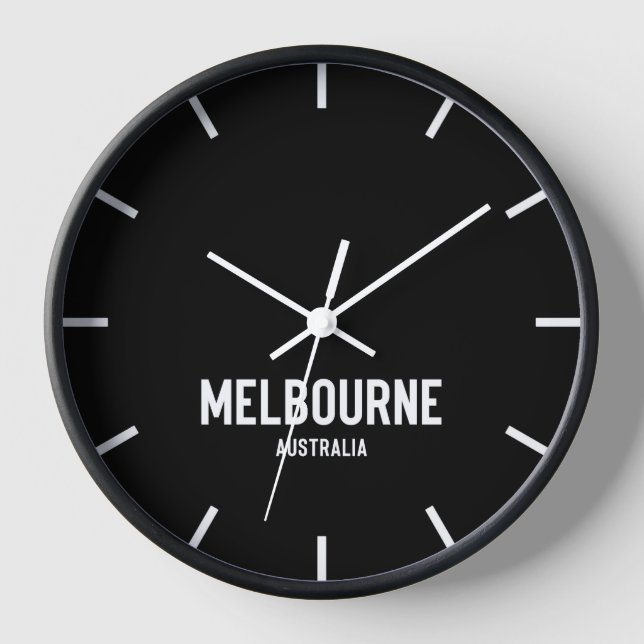 Horloge Fuseau horaire de Melbourne Salle de presse Horlog (Recto)