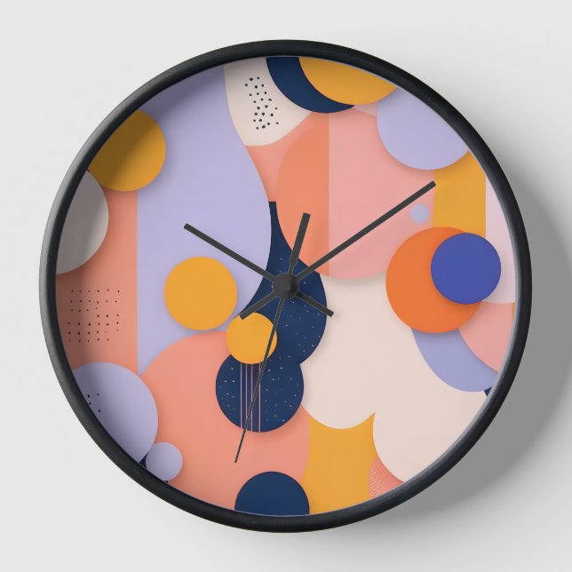 Horloge Fusion de la sphère de couleur (Recto)
