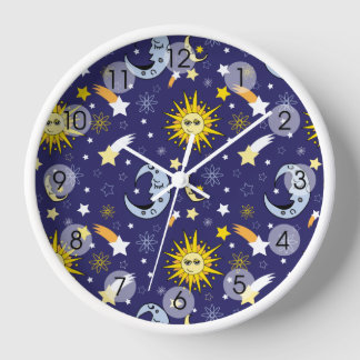 Horloge Galaxie Soleil Céleste Stars Galaxy Espace extra-a