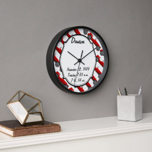 Horloge Garçons Chambre classique Cadeaux de voiture Sweet