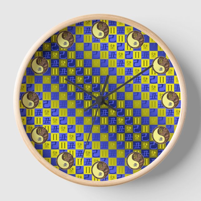 Horloge Gémeaux & Bœuf de Terre (Recto)