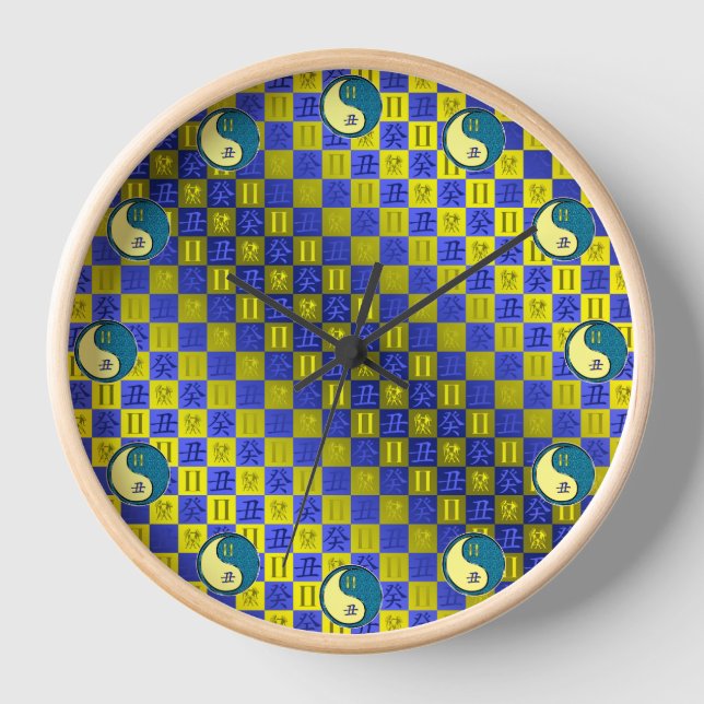Horloge Gémeaux & Bœuf d'eau (Recto)