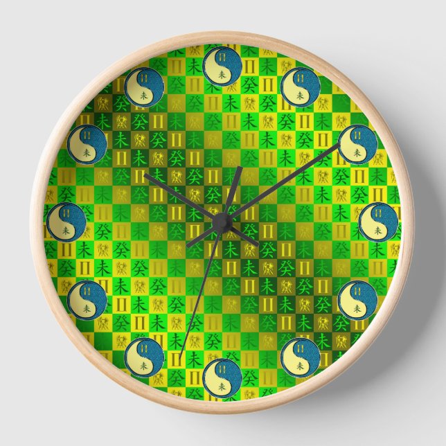 Horloge Gémeaux & Chèvre d'eau (Recto)