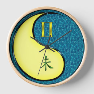 Horloge Gémeaux & Chèvre d'eau