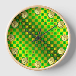 Horloge Gémeaux & Chèvre Métal