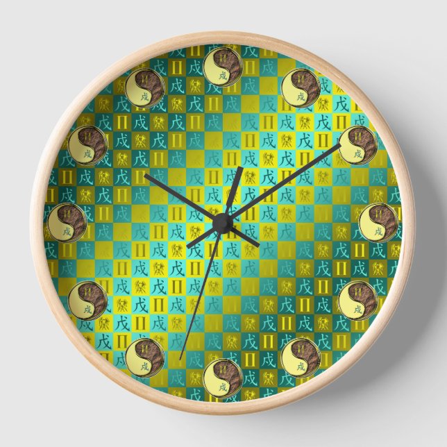 Horloge Gémeaux & Chien de Terre (Recto)
