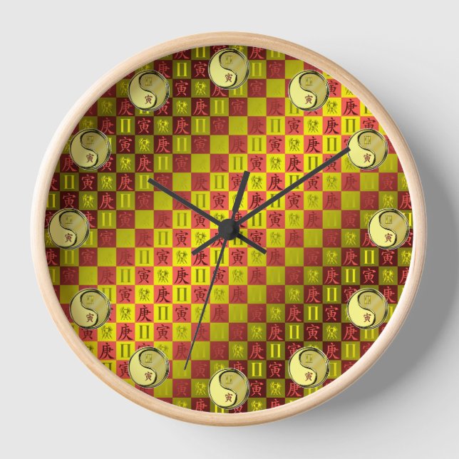 Horloge Gémeaux & Tigre de Métal (Recto)