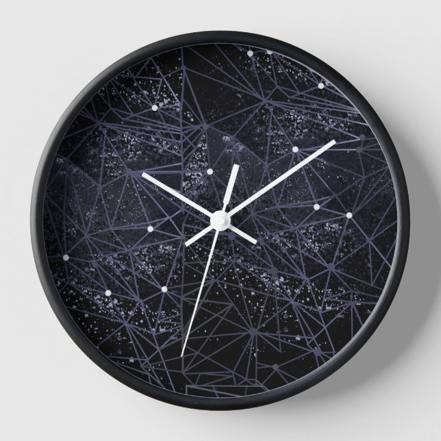 Horloge géométrie spatiale (Recto)