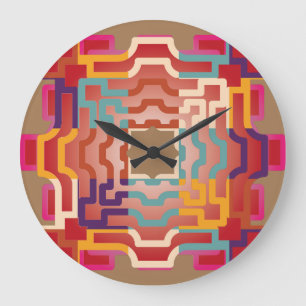 HORLOGE GÉOMÉTRIQUE 24 PAR MASANSER PIXELAT