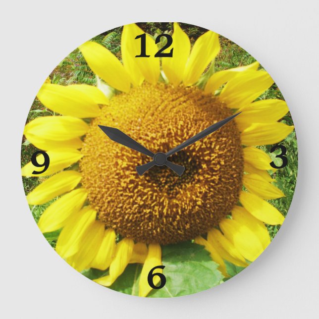 horloge GIANT SUNFLOWER (Recto)