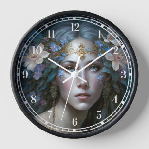 Horloge Goddess Imaginaire Art