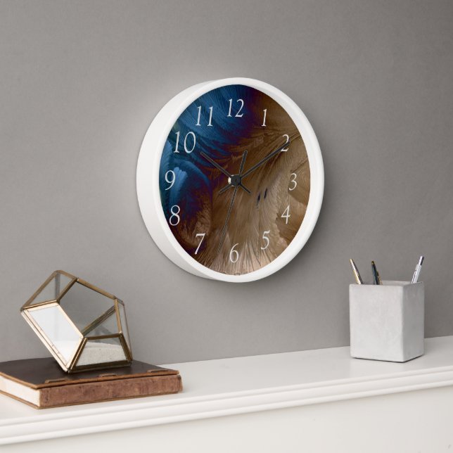 Horloge Golden Feathers (Bureau)