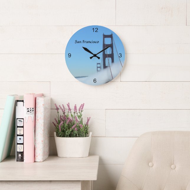 Horloge - Golden Gate Bridge, San Francisco (Salle de lecture)