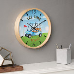 Horloge Golf Parcours Panier Nom du panier Heure de départ<br><div class="desc">Une horloge murale unique sur mesure pour amoureux du golf - fait avec goût - prêt à courir le terrain - pittoresque - chariot et clubs - et personnalisez comme vous le souhaitez dans un cadre en bois élégant. C'est un grand cadeau pour tous les amateurs de golf messieurs —...</div>