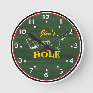 Horloge Golfeur personnalisée, 19e trou