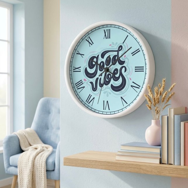 Horloge Good Vibes (Créateur téléchargé)