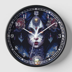 Horloge Goth Lady Imaginaire gothique Art
