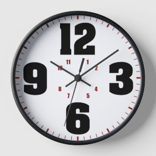 Horloge grand nombre 2