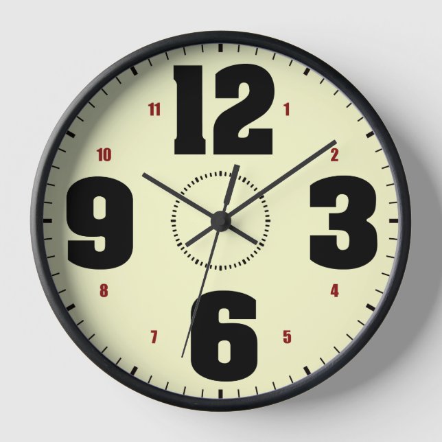 Horloge grand nombre 3 (Recto)