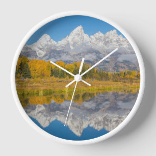 Horloge Grand Teton Mountains Wyoming