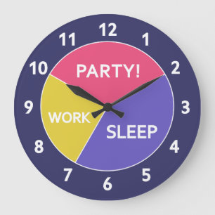 Horloge graphique à secteurs