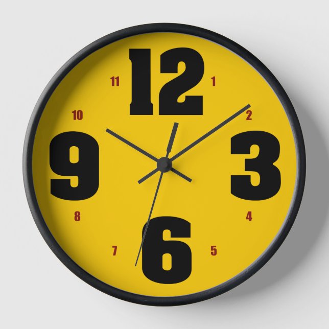 Horloge Gros Chiffres 1 (Recto)